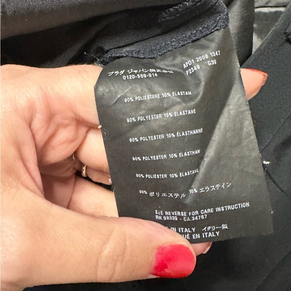 Prada Midnight Blue Trousers - Picture 6 of 6